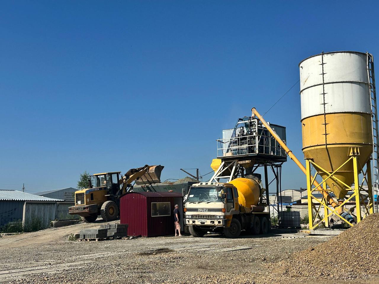 Подача бетона